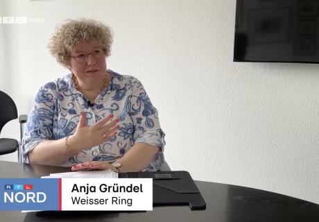 Anja Gründel im Bericht von RTL Nord